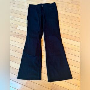 H&M by Divided size 8 midrise black jeans boot cut EUC